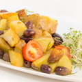 Портофино картофель с маслинами "Таджаска" и помидорами черри