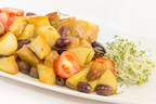 Портофино картофель с маслинами "Таджаска" и помидорами черри