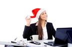 bigstock-christmas-business-woman-celeb-37111258